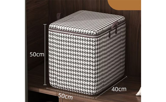 Image of $18.99 for a Houndstooth Foldable Storage Box (a $29.84 Value)