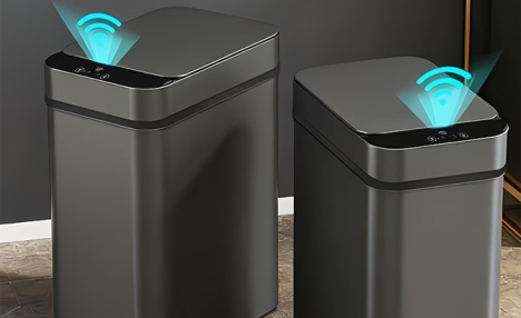$74.99 for a 2-Piece Motion Sensor Smart Trash Can Set (a $99.99 Value)