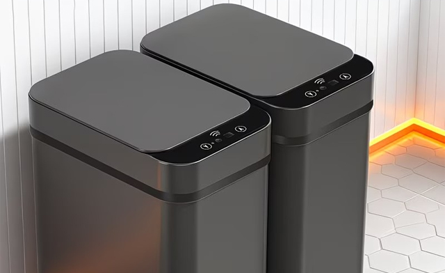 Image of $74.99 for a 2-Piece Motion Sensor Smart Trash Can Set (a $99.99 Value)