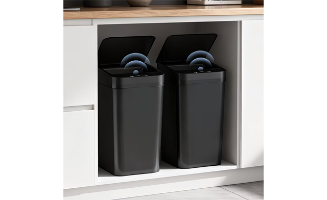 Image of $74.99 for a 2-Piece Motion Sensor Smart Trash Can Set (a $99.99 Value)