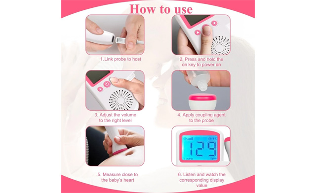 Image of $69.99 for a Portable Fetal Monitor ($99.99 Value)