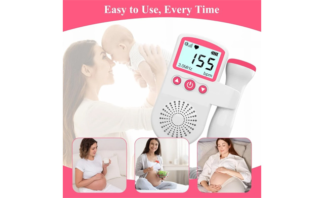 Image of $69.99 for a Portable Fetal Monitor ($99.99 Value)