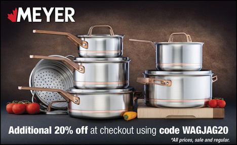 Extra 20% Off Meyer Canada with Code WAGJAG20