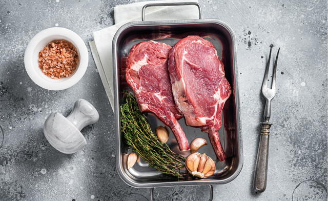 PRICE DROP! $69.99 for 8 x 10oz Frenched Choice Veal Chops (a $99 Value)