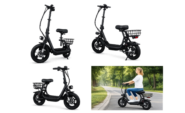 Image of $299.99 for a 750W Seated Electric Scooter (a $599.99 Value)