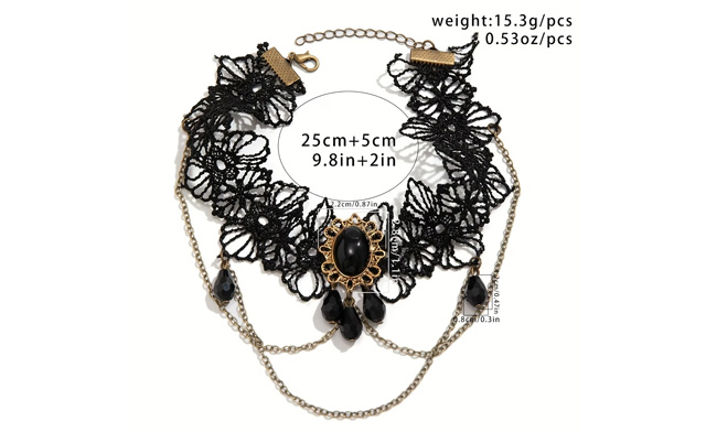 Image of $13.99 for a Floral Lace Arm Chain (a $22.84 Value)