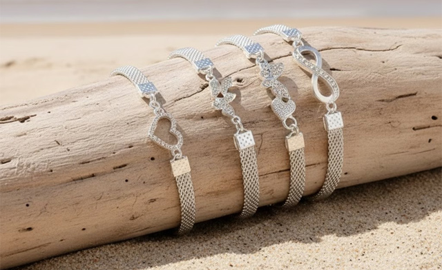 Image of $12.95 for a 4-Piece Ankle Bracelet Set (a $19.99 Value)