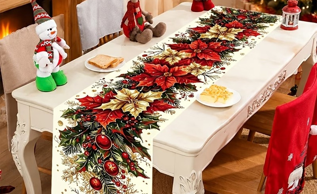 Image of $17.99 for a Christmas Table Runner (a $24.99 Value)