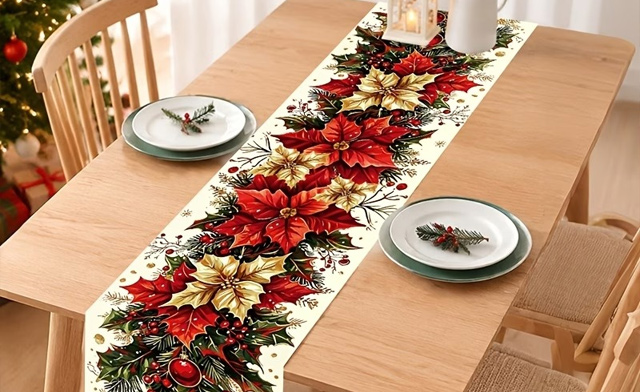 Image of $17.99 for a Christmas Table Runner (a $24.99 Value)