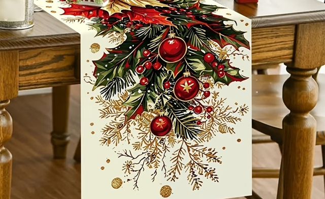 Image of $17.99 for a Christmas Table Runner (a $24.99 Value)