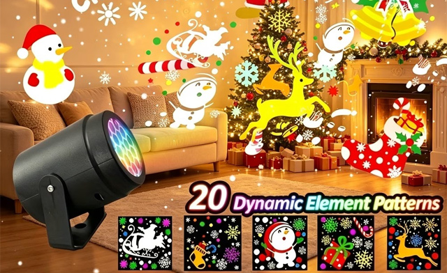 Image of $18.99 for a Rotating Christmas Projection Light (a $37.99 Value)