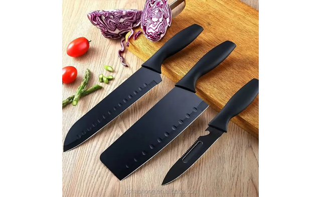 Image of $22.95 for a 5-Piece Kitchen Knife Set with Cutting Board (a $44.95 Value)