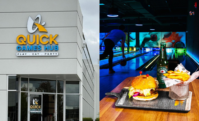 Image of Over 35% Off Bowling, Food & Drinks, and Party Packages at Quick Games Hub