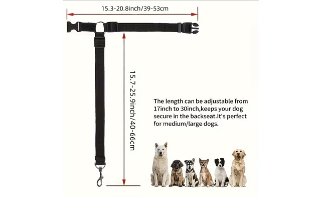 Image of $39.95 for a 2-Piece Pet Car Seat and Safety Belt Set (a $73.99 Value)