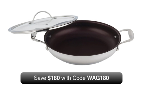 Meyer Confederation 28cm Stainless Steel Skillet with Code WAG180