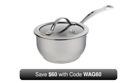 Meyer Nouvelle Stainless Steel 1.1L Saucepan with Code WAG60