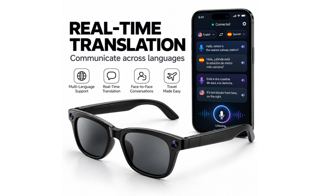 Image of $69.99 for AI Smart Glasses (a $129.99 Value)