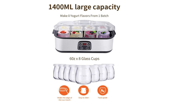 Image of $69.99 for an 8-Cup Automatic Yogurt Maker (a $99.99 Value)