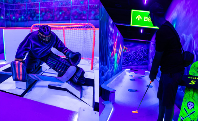 Image of $20 for Glow in the Dark Mini Putt for 2 at Glowtown