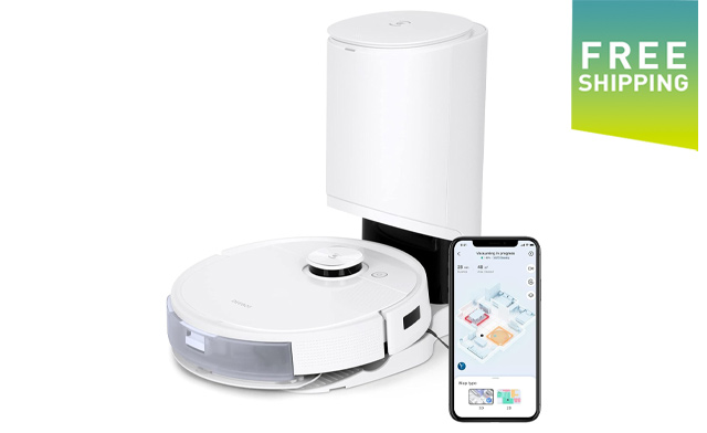 Image of $294.99 for an ECOVACS DEEBOT TEO+ Robot Vacuum (a $648.55 Value)