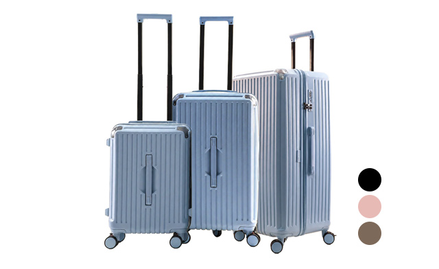 Image of $389.99 for a Trochi Trunk 3-Piece Luggage Set (a $1,199.99 Value)
