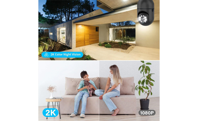 Image of $29.99 for a 2K Light Bulb Security Camera (a $39.99 Value)