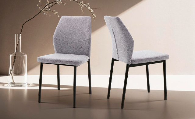 Image of $89.99 for a GOLDFAN Set of 4 Fabric Dining Chairs (a $149.99 Value)