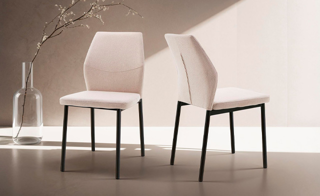 Image of $89.99 for a GOLDFAN Set of 4 Fabric Dining Chairs (a $149.99 Value)