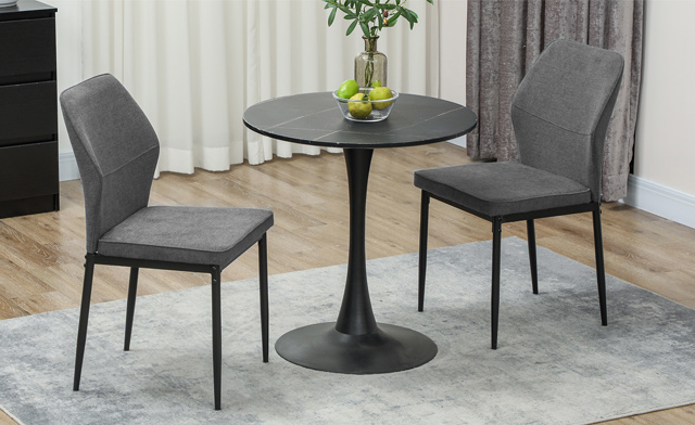 Image of $89.99 for a GOLDFAN Set of 4 Fabric Dining Chairs (a $149.99 Value)