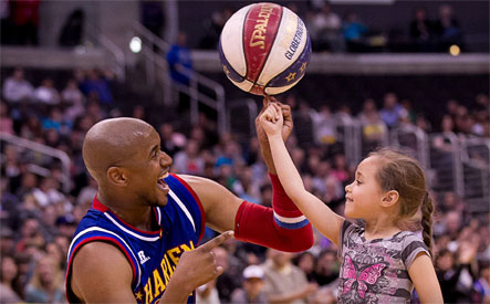 Image of Up to 46% off Tickets to See the Harlem Globetrotters at the Hershey Centre in Mississuaga on Saturday, February 8 at 7pm (2 Options)