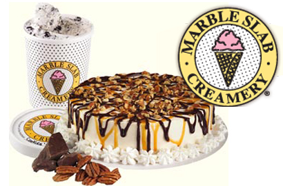 Image of $5 for $10 of Homemade Ice Cream Cakes and More at Marble Slab Creamery