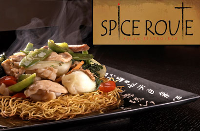 Image of $25 for a $50 Worth of Asian Fusion Fare at Spice Route Asian Bistro Bar on King West