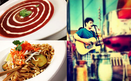 Image of $10 for $20 towards Dinner at The Happy Traveller Cafe & Bistro