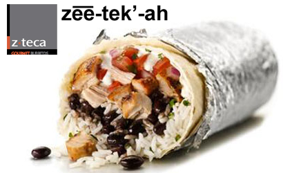 Image of $15 for a $30 Gift Card Towards Burritos and More at Z-Teca Gourmet Burritos Valid at  All 5 Locations