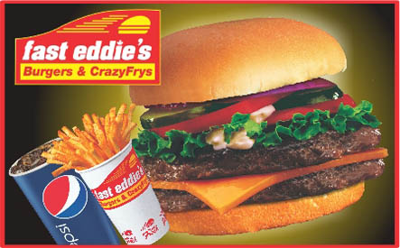 Image of $3.50 for a Double Works Extreme Combo at Fast Eddie's ($7 value) --  Choose from 6 Locations 