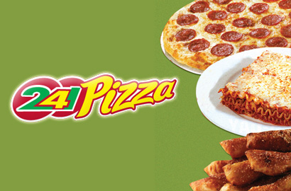 Image of $9  for a Medium 1-Topping Pizza, 1 Regular Pasta, and 8 Bread Sticks from 241 Pizza ($18 Value) - Orangeville Location