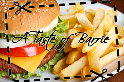 Image of $10 for A Taste of Barrie Coupon Booklet with more than $1500 Worth of Restaurant Savings