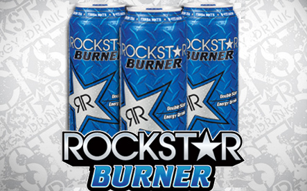 Image of $24 for a Case of 12 Rockstar Burner Energy Drinks ($48 Value) - Choose from Four Pickup Locations