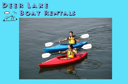 Image of $13 For a 2-Hour Single Kayak Rental at Deer Lake Boat Rentals (A $27 Value)