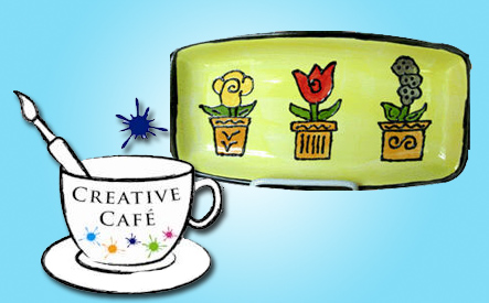 Image of $12 for $25 towards Paint-Your-Own Pottery at Creative Cafe