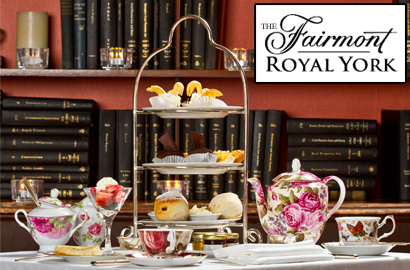 Image of $38 for Afternoon Tea for Two in the Library Bar at the Fairmont Royal York (a $79 Value)