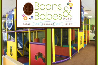 Image of $35 for a 10 Play Pass to the Beans & Babes Cafe and Play Centre (a $75 Value)