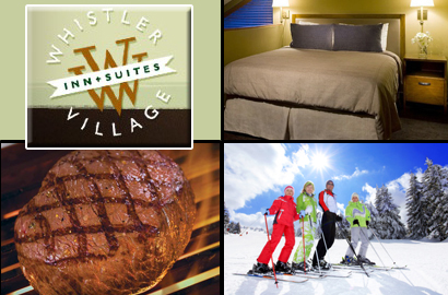 Image of $149 for a 1-Night Stay in a Studio Suite & a $50 Gift Card to The Keg Steakhouse from The Whistler Village Inn + Suites