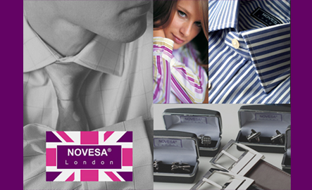 Image of $69 for $150 Towards Men's & Women's Dress Shirts, Ties, Cuff Links & Accessories at NOVESA London - 2 Locations