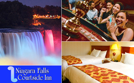 Image of $49 for One Night Stay at Niagara Falls Courtside Inn - Includes Shuttle Passes and Dining Vouchers ($109 Value)