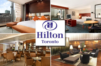 Image of $169 for a VIP Shop & Stay Package for 2 at Hilton Toronto (a $419 Value) - Upgraded Suite, Breakfast, $25 to Eaton Centre & More