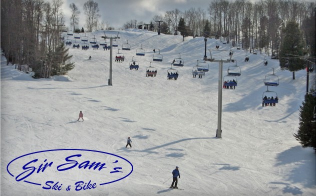 Image of $22 for a Midweek Lift Ticket and a Coupon for $10 off a Weekend Lift Ticket at Sir Sam's Ski and Bike (a $55 Value)