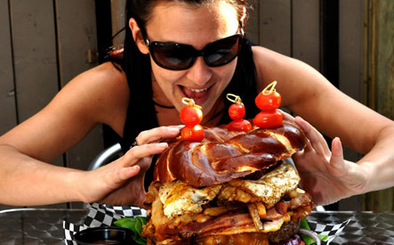 Image of $12 for Burgers and Fries or Salad for 2 at Kenzington Burger Bar (a $30 Value)