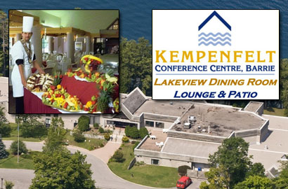 Image of $22 for a 3-Course Meal for 2 People at Lakeview Dining Room & Patio at Kempenfelt Conference Centre (Reg. $56.50)
