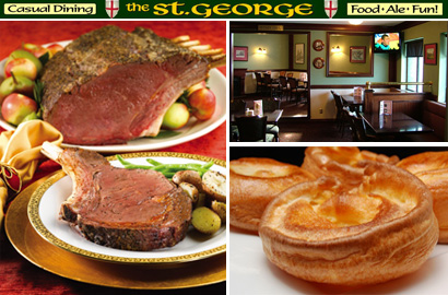Image of $5 for The Massive Yorkshire Dinner at The St. George Pub (A $13 Value)